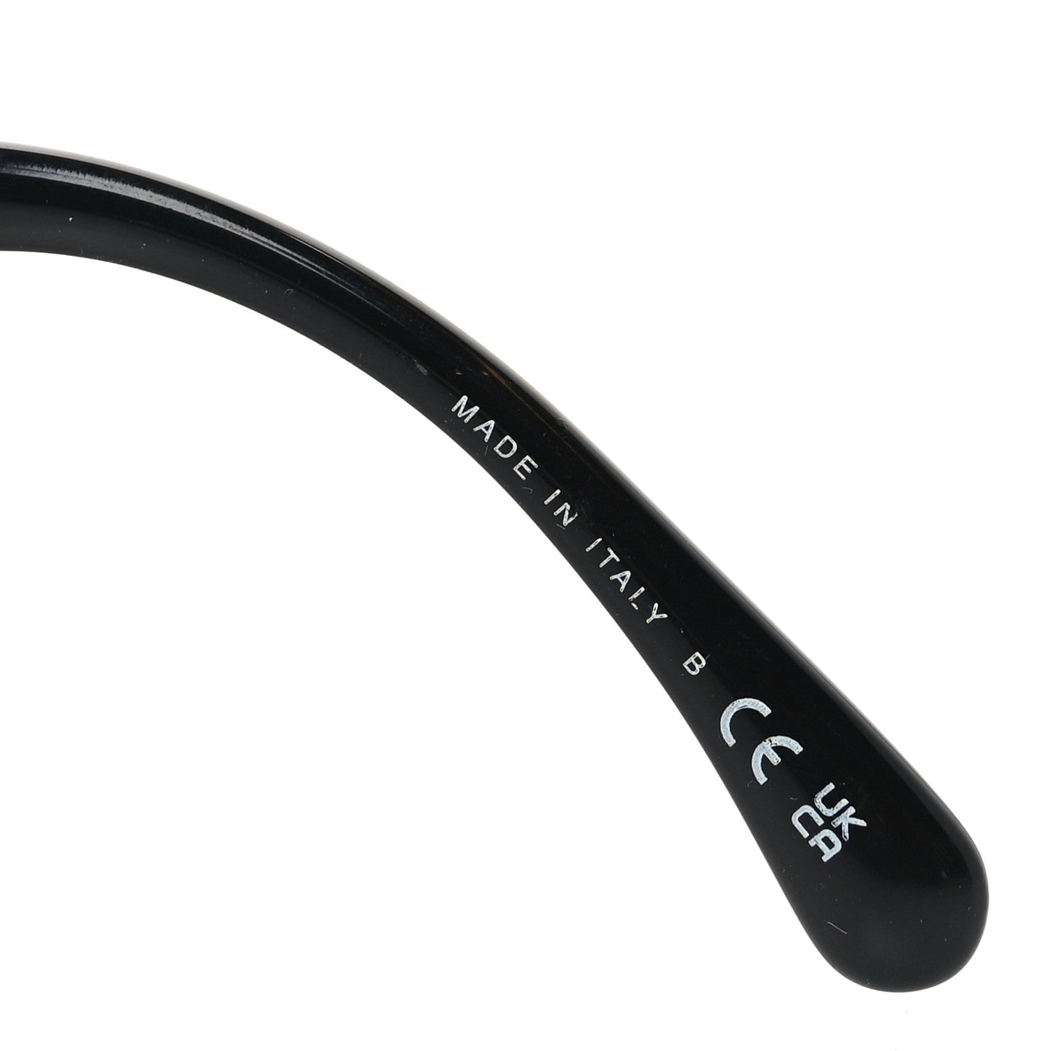 Acetate Strass Square Sunglasses 5422-B-A Black White