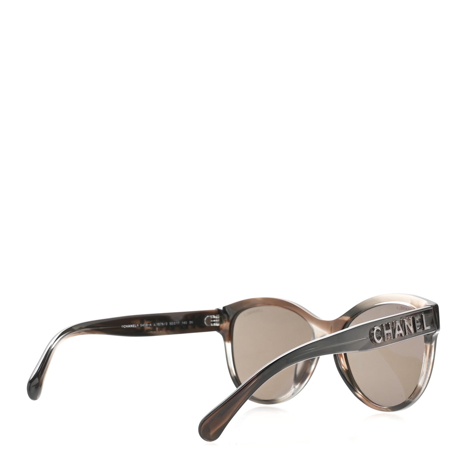 Acetate Pantos Logo Sunglasses 5458-A Brown