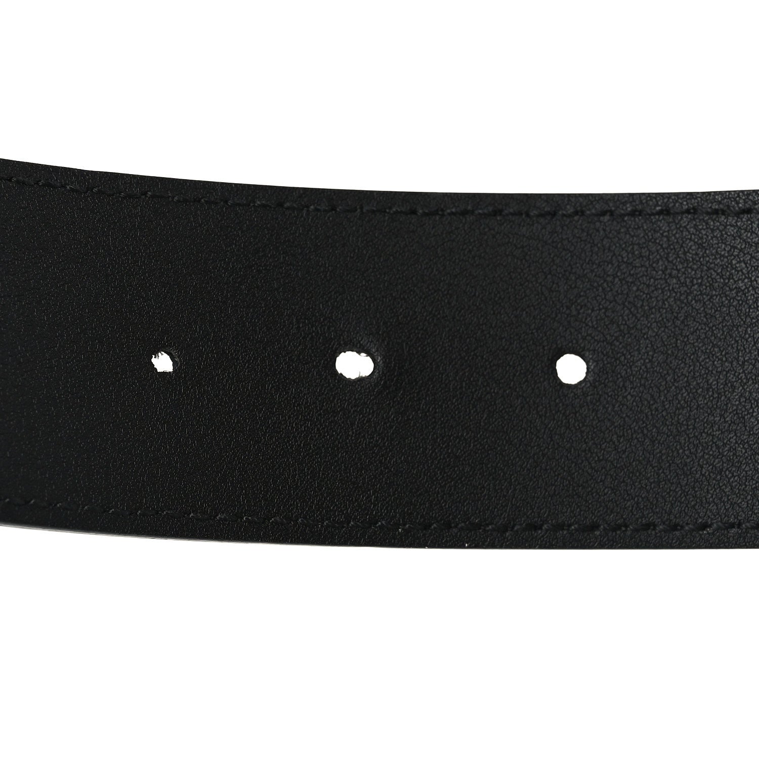 Gucci Moon Calfskin Scales Double G 40mm Belt 95 38 Black