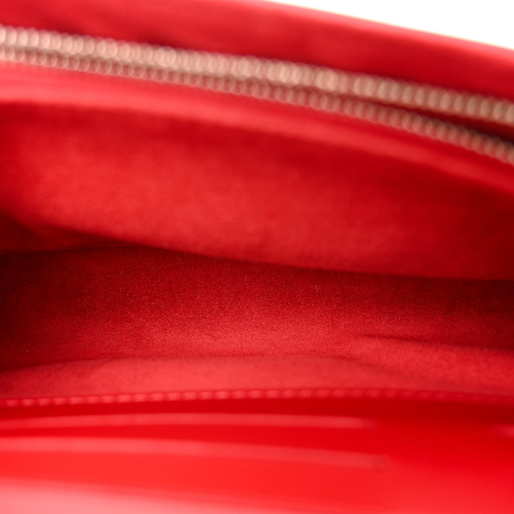 Louis Vuitton Epi Sevigne Clutch Red