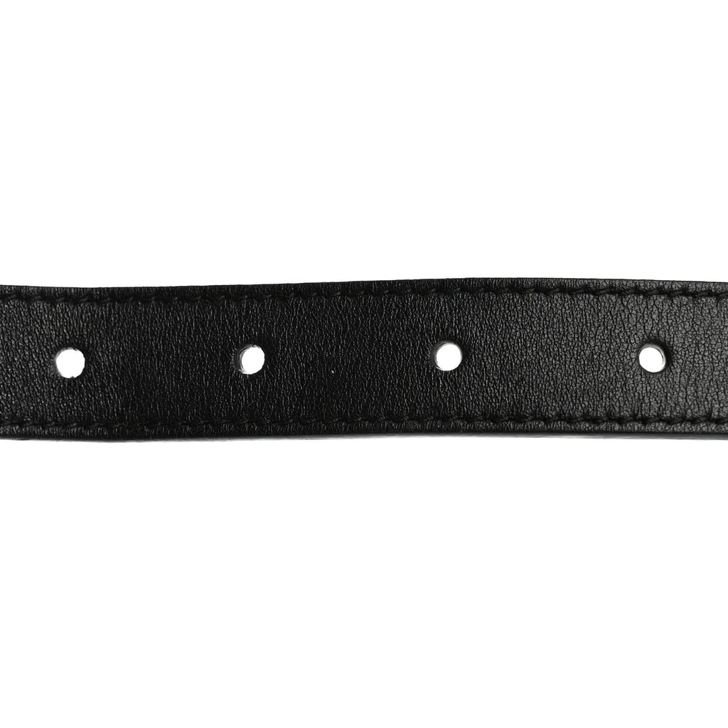 Gucci Calfskin Double G 20mm Belt 80 32 Black