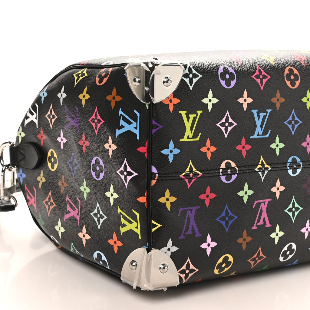 Louis Vuitton LV X TM Monogram Multicolor Speedy Soft 30 Black