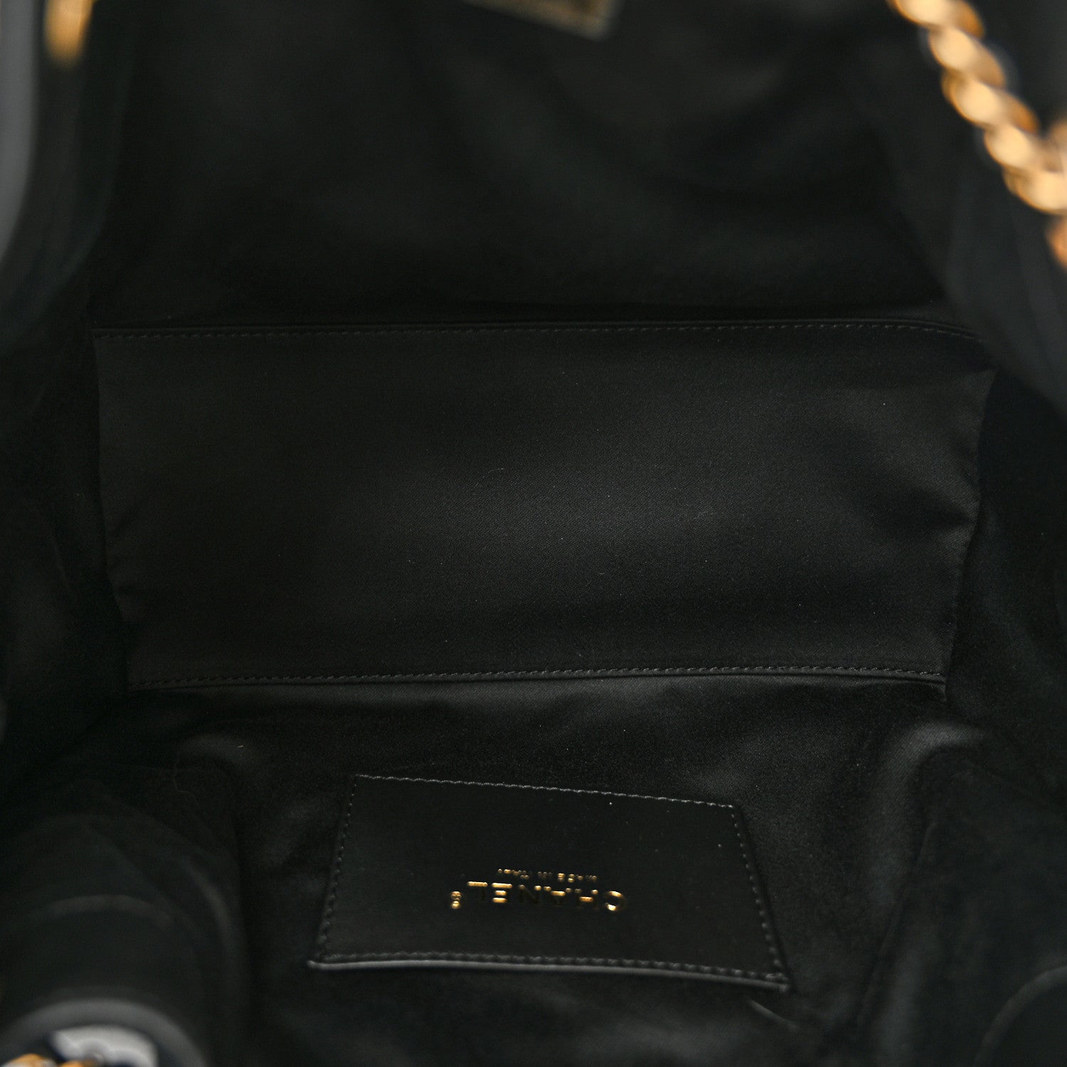 Chanel Suede Quilted Small Chanel 25 Handbag Black