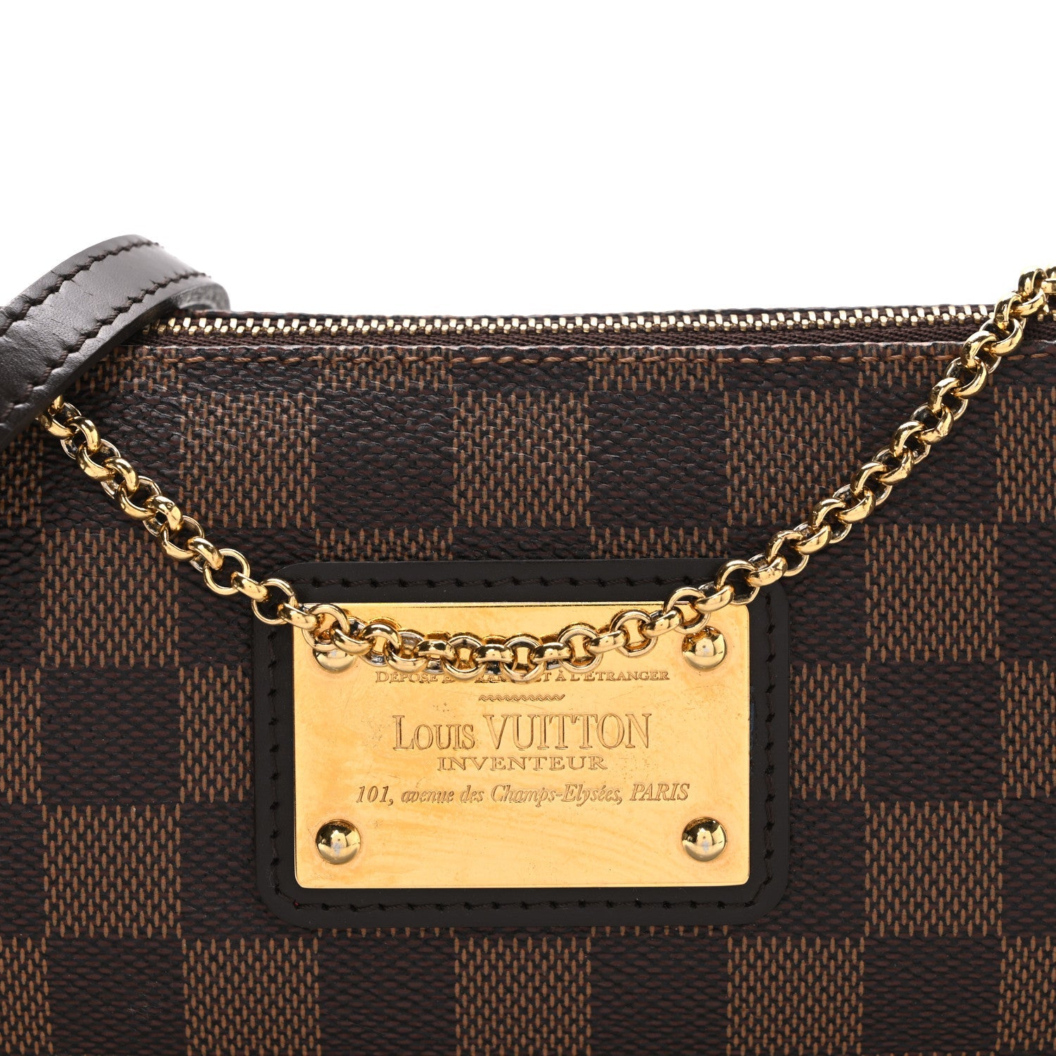 Louis Vuitton Damier Ebene Eva Clutch