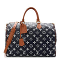 Louis Vuitton Calfskin Monogram Speedy P9 Bandouliere 50 Indigo