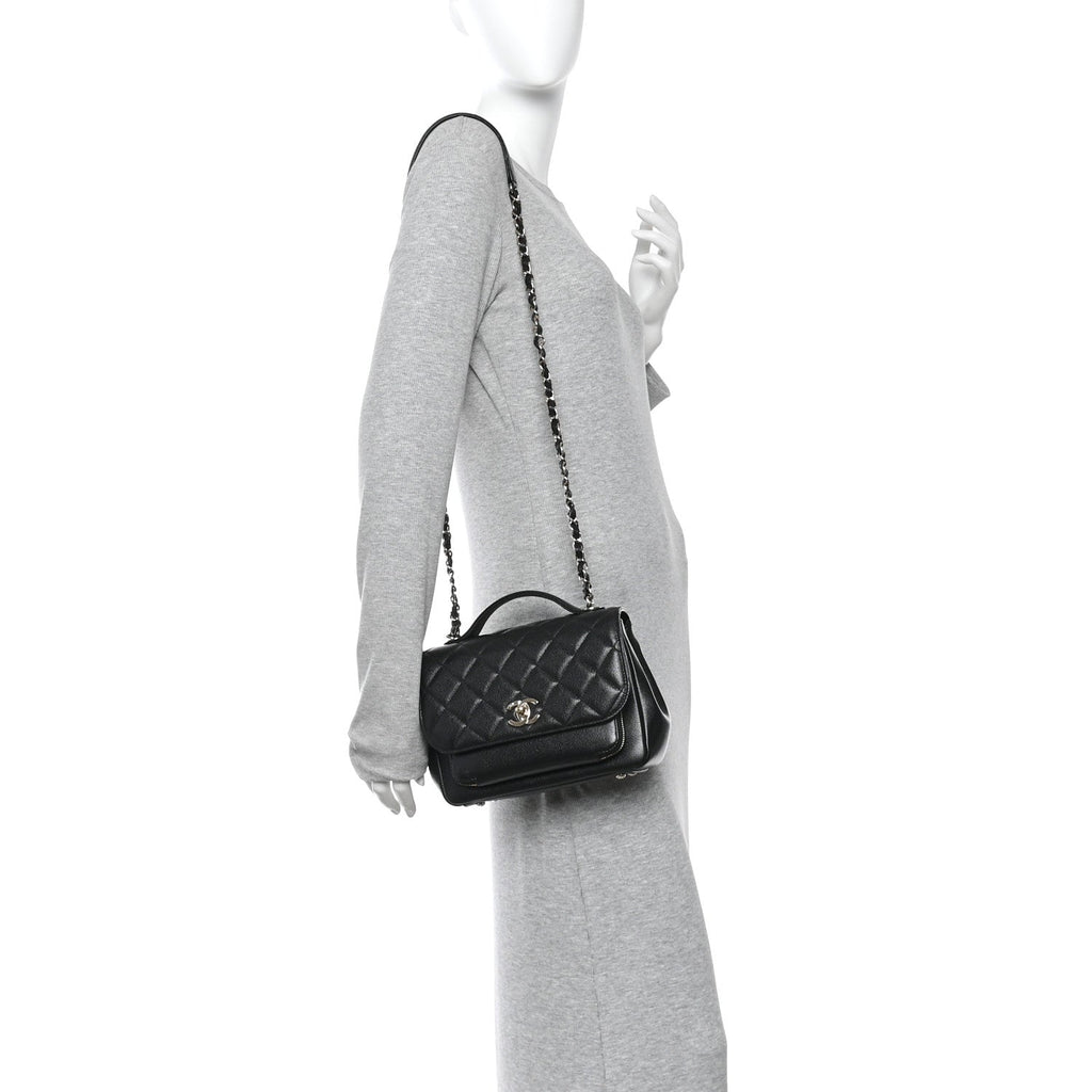 Chanel Caviar Quilted Medium Business Affinity Flap Black