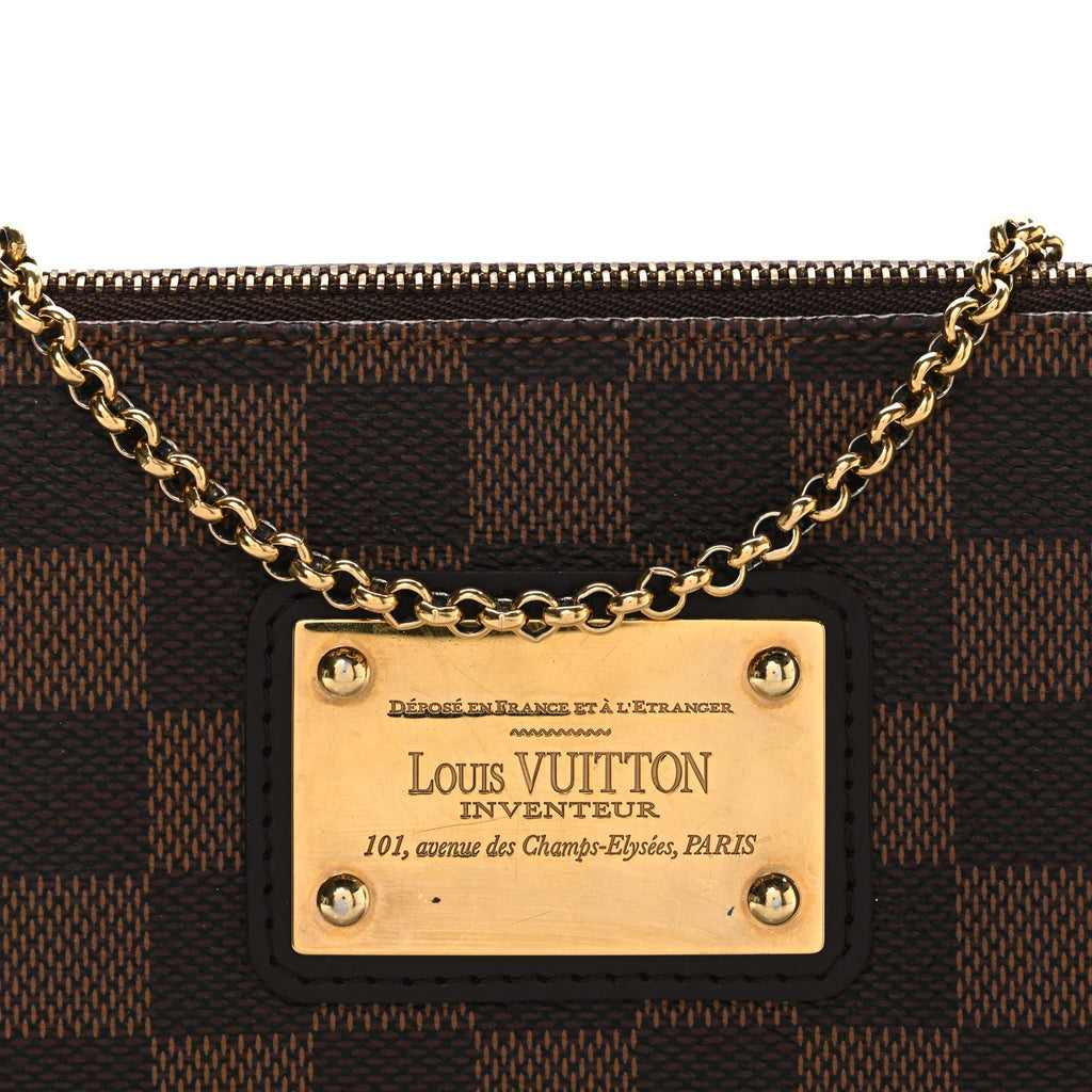 Louis Vuitton Damier Ebene Eva Clutch
