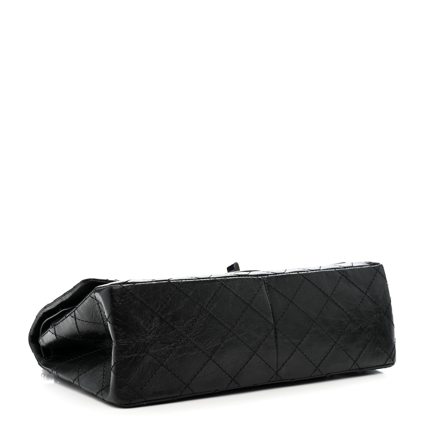 Chanel Aged Calfskin Quilted 2.55 Reissue 226 Flap So Black