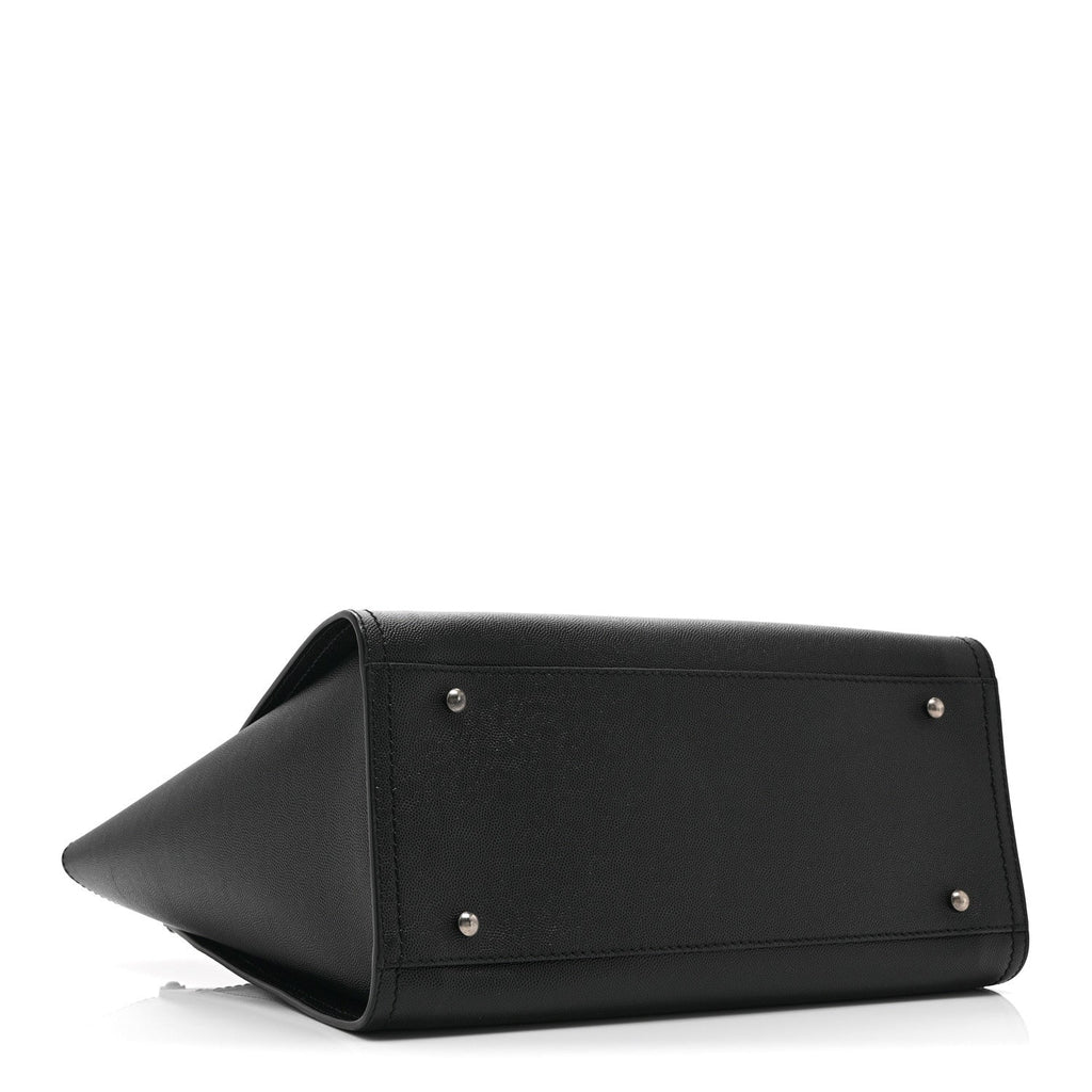 Chanel Caviar Small Studded Deauville Tote Black