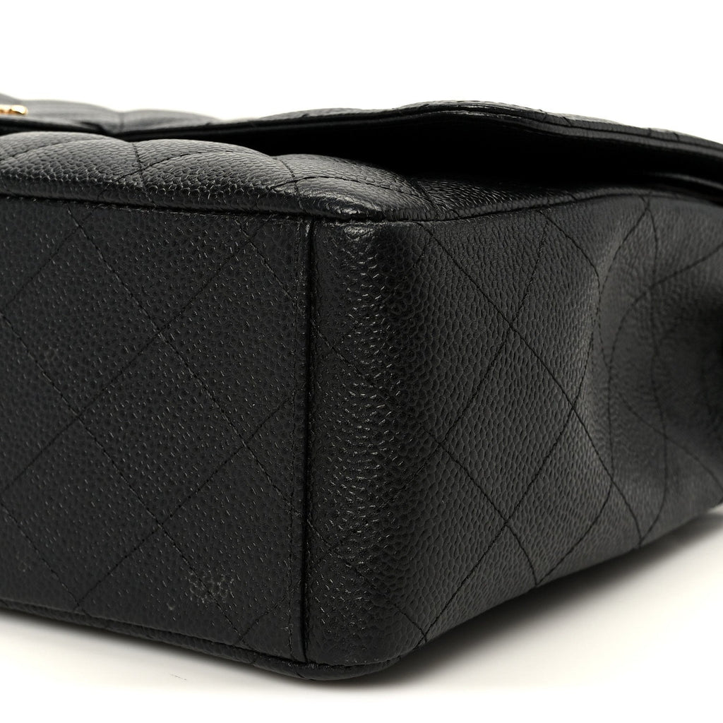Chanel Caviar Quilted Maxi Double Flap Black