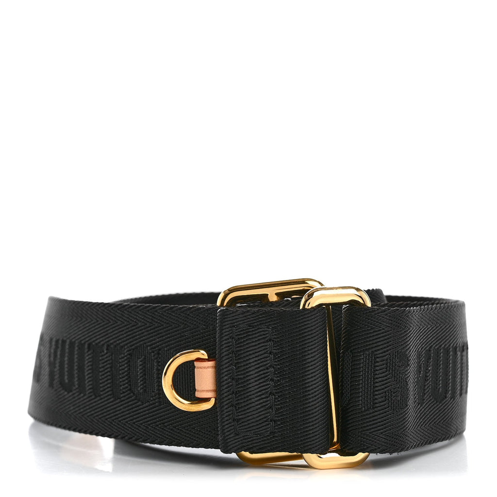 Louis Vuitton Monogram Multi Pochette Accessories Bandouliere Shoulder Strap Black