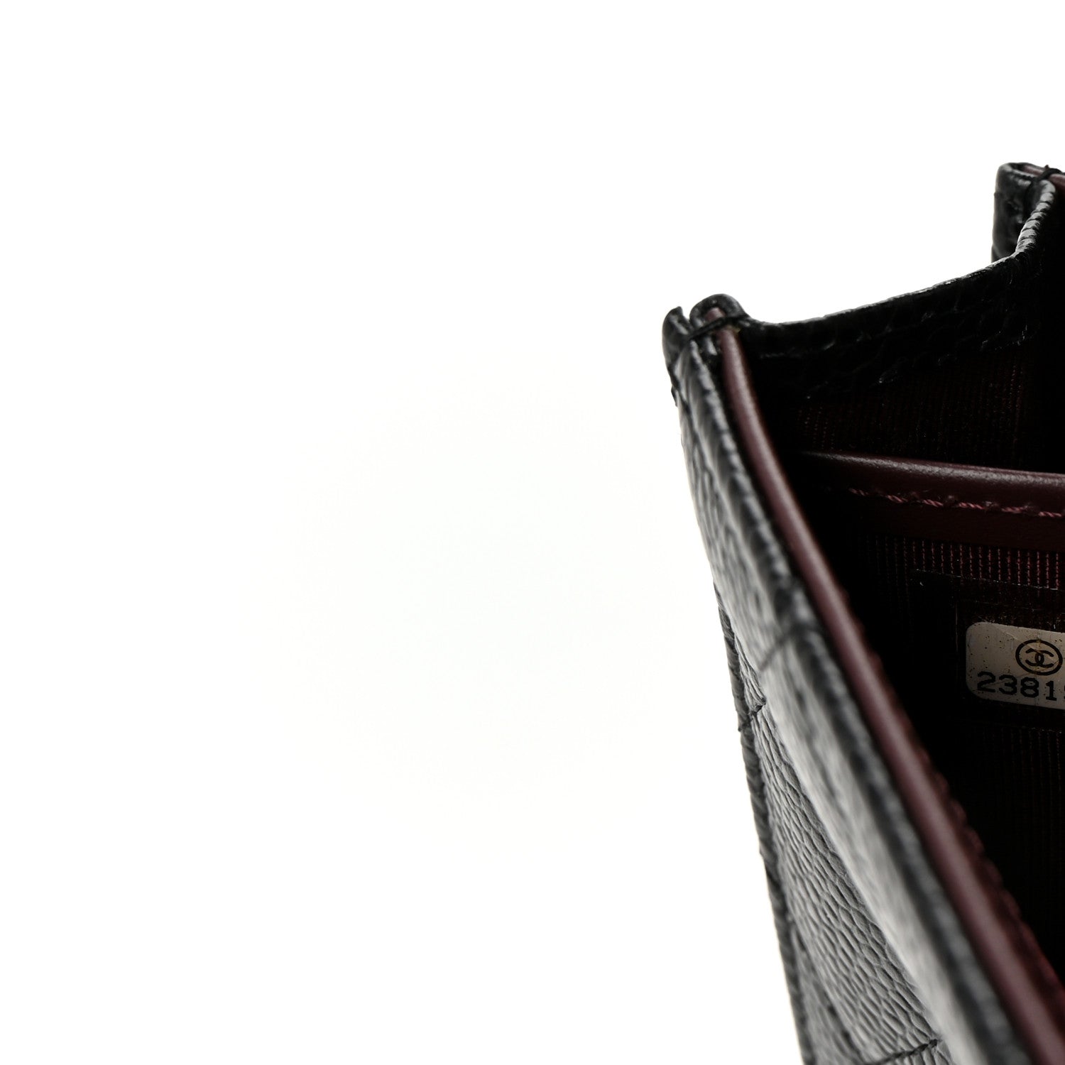 Caviar Quilted Large Gusset Flap Wallet Black
