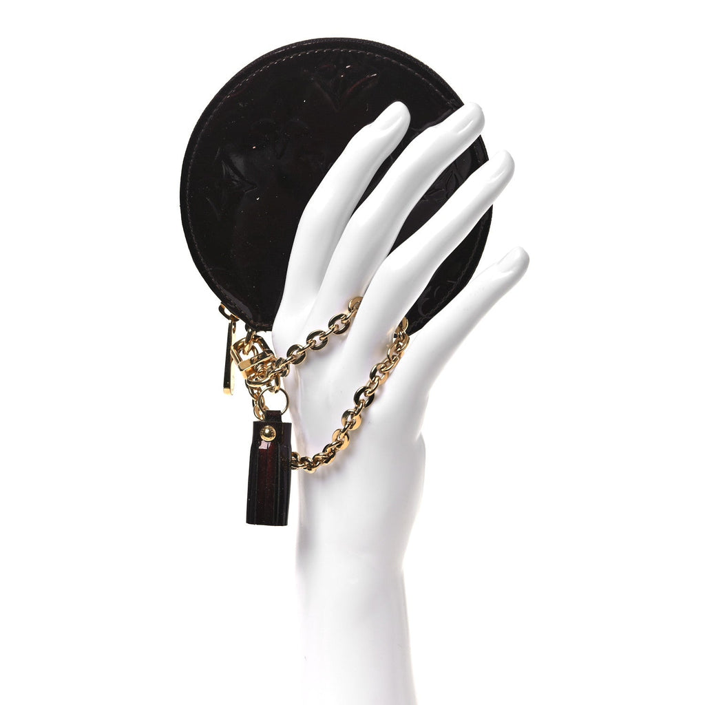 Louis Vuitton Vernis Chapeau Coin Purse Amarante