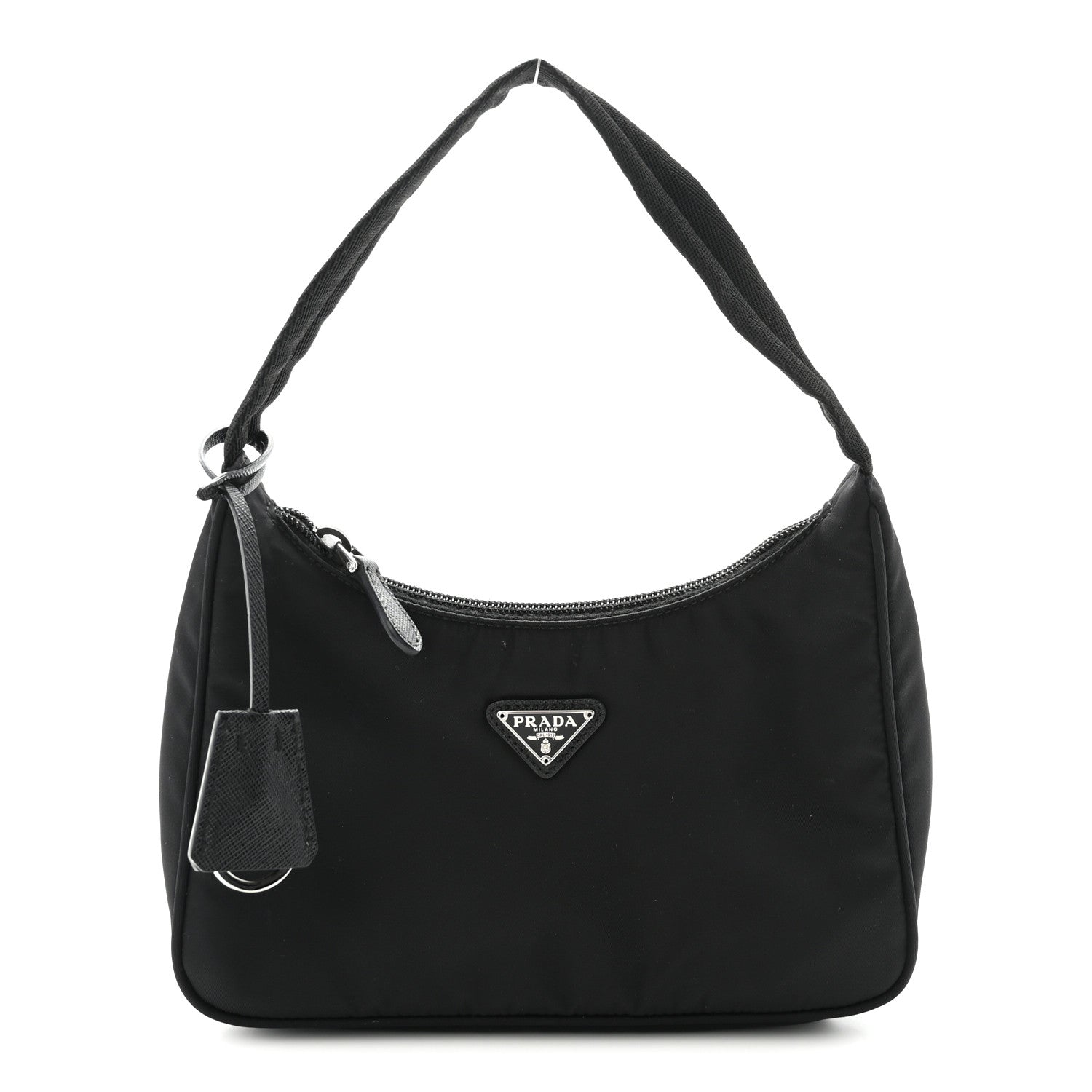 Prada Tessuto Nylon Mini Re-Edition 2000 Bag Black