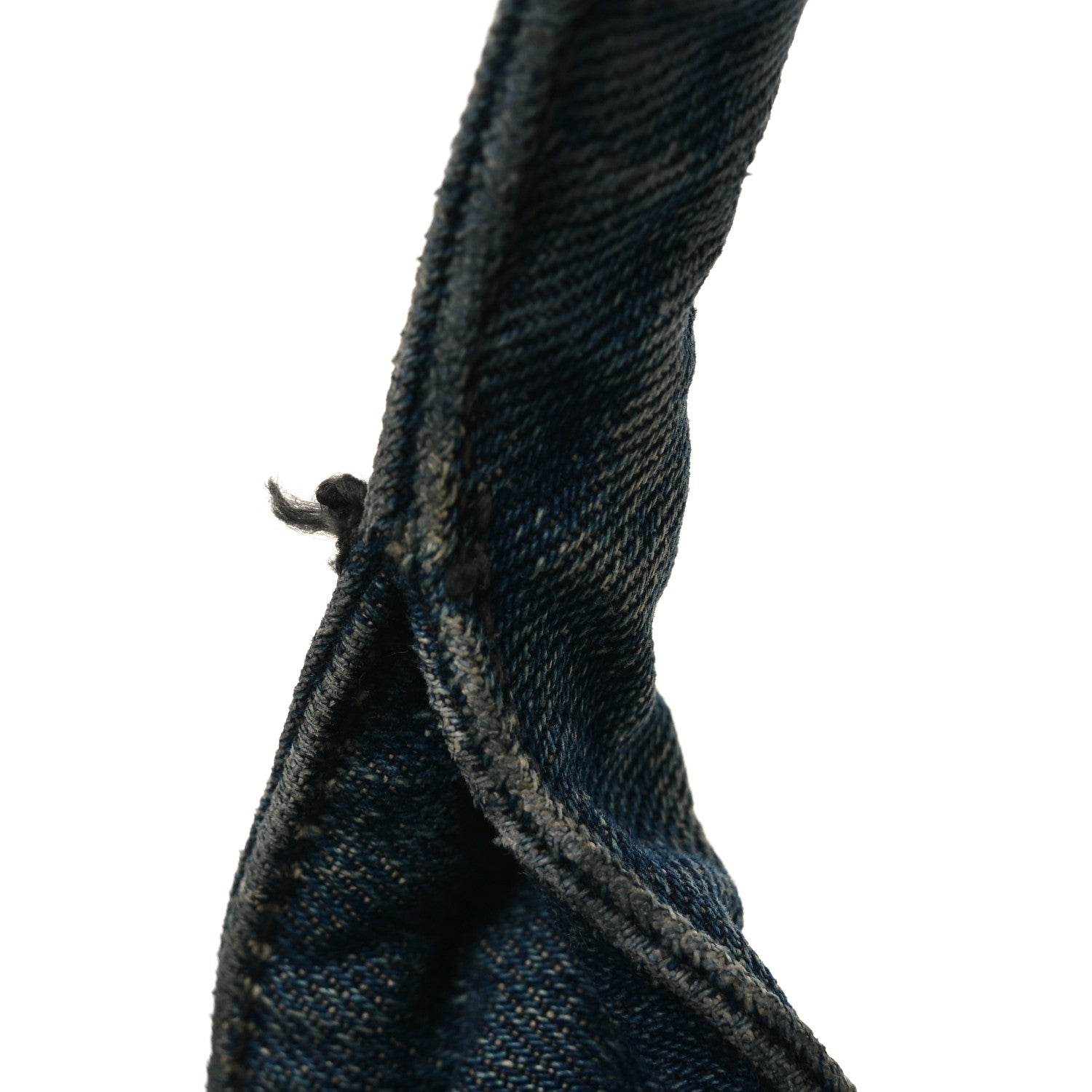 Prada Denim Logo Tote Avio