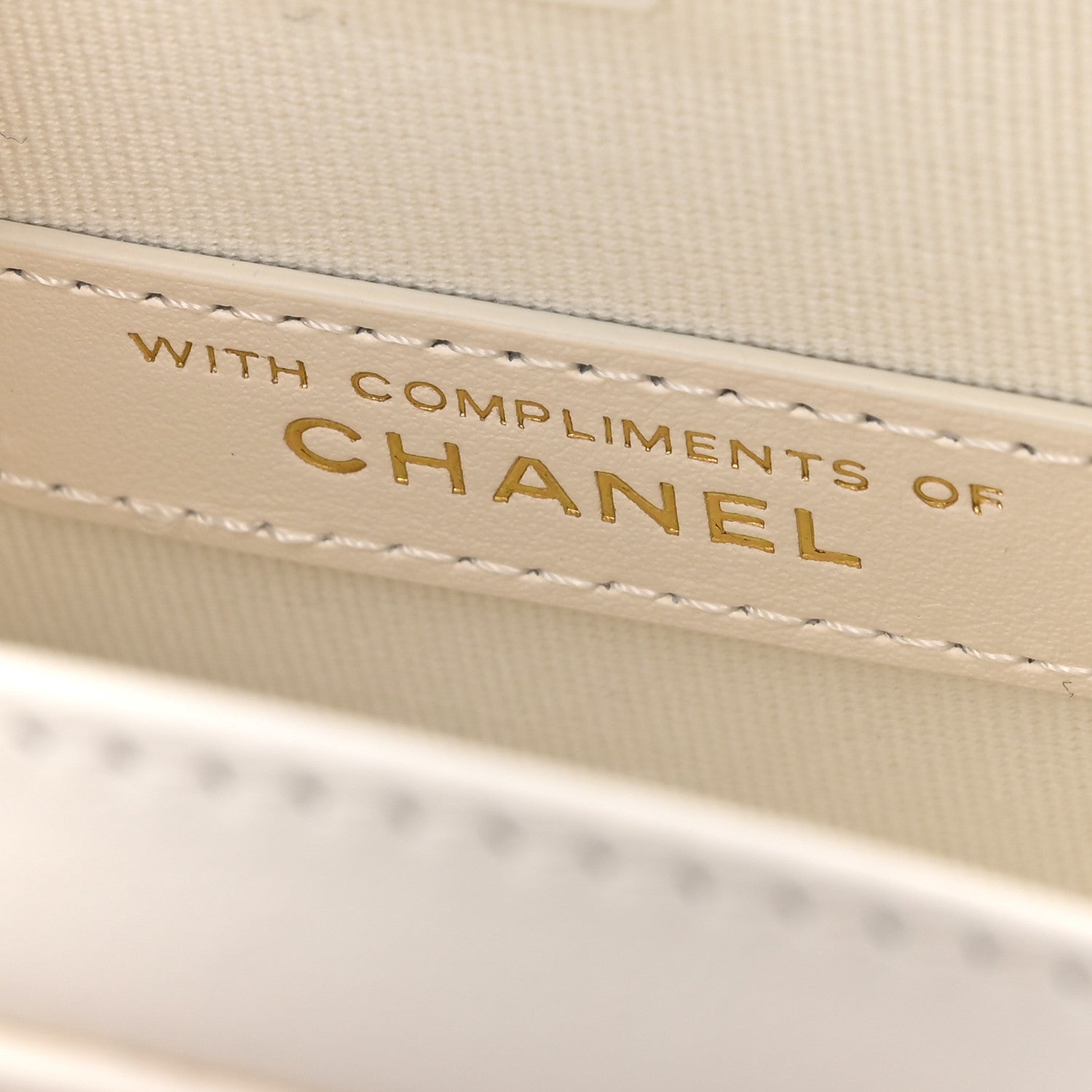 Chanel Tweed Quilted Round Filigree Pouch With Chain White Black