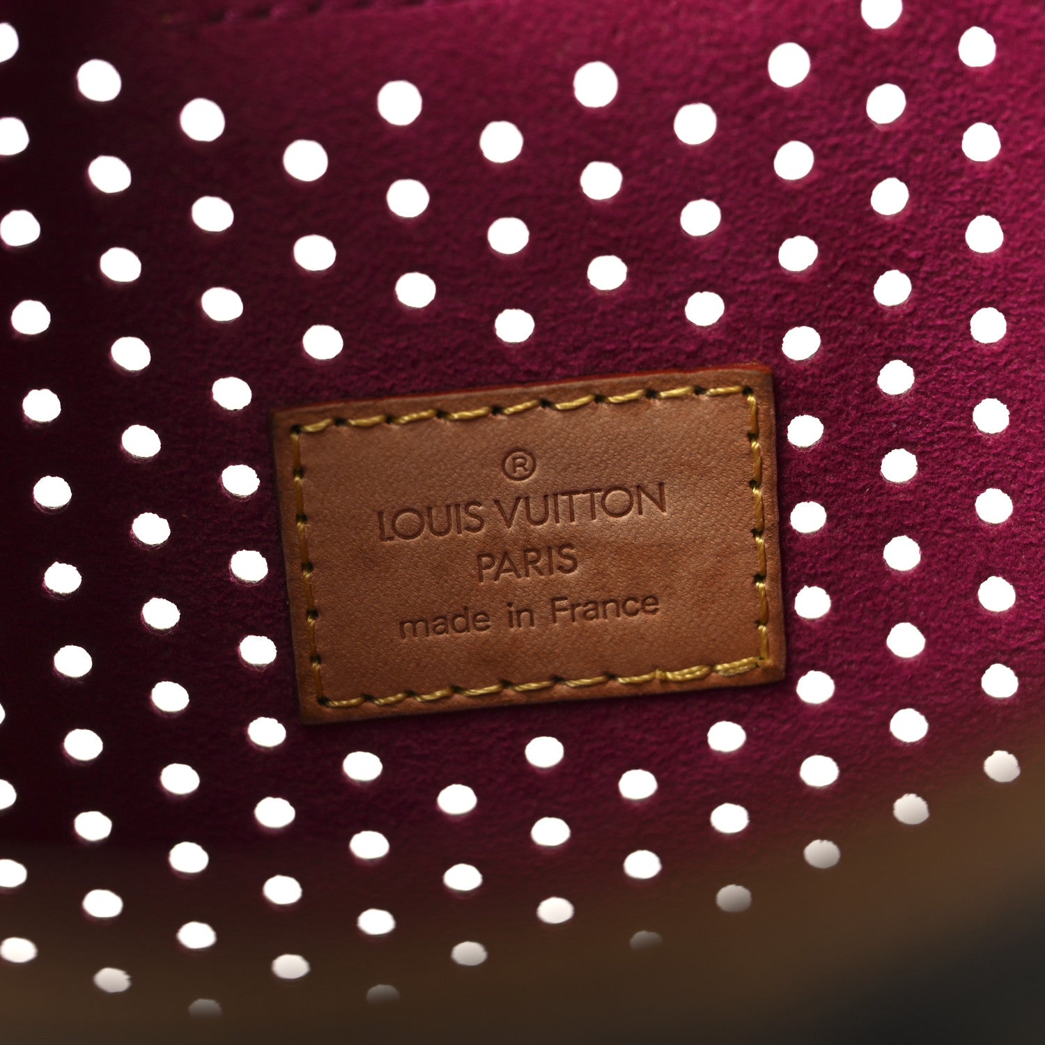 Louis Vuitton Monogram Perforated Musette Fuchsia