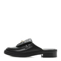Lambskin Quilted CC Turnlock Mules 36.5 Black