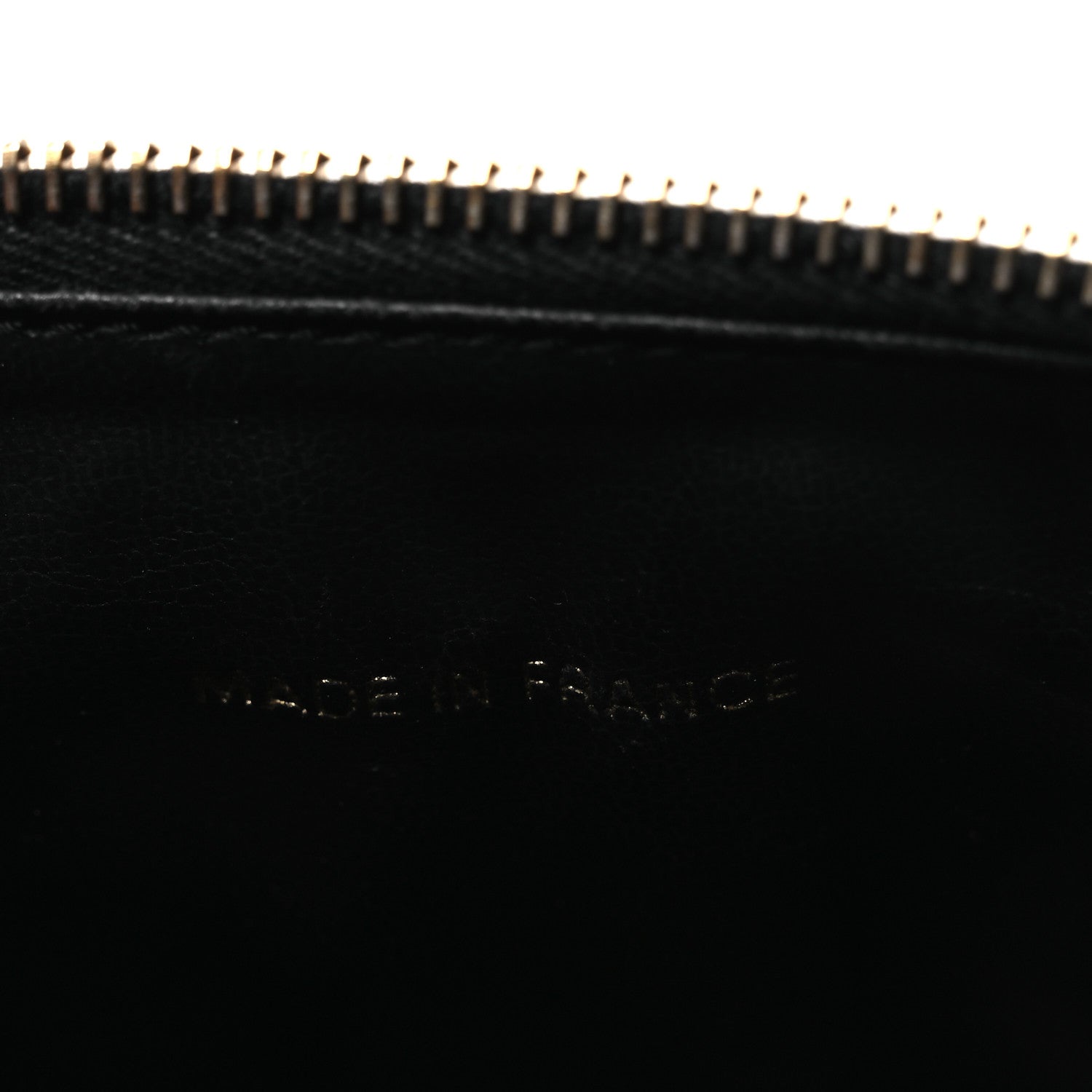 Chanel Caviar Vanity Cosmetic Case Black