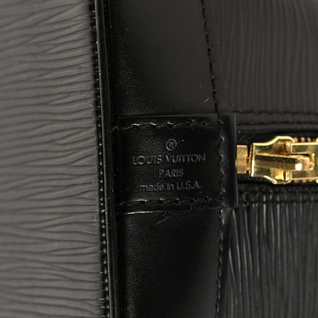 Louis Vuitton Epi Alma PM Black