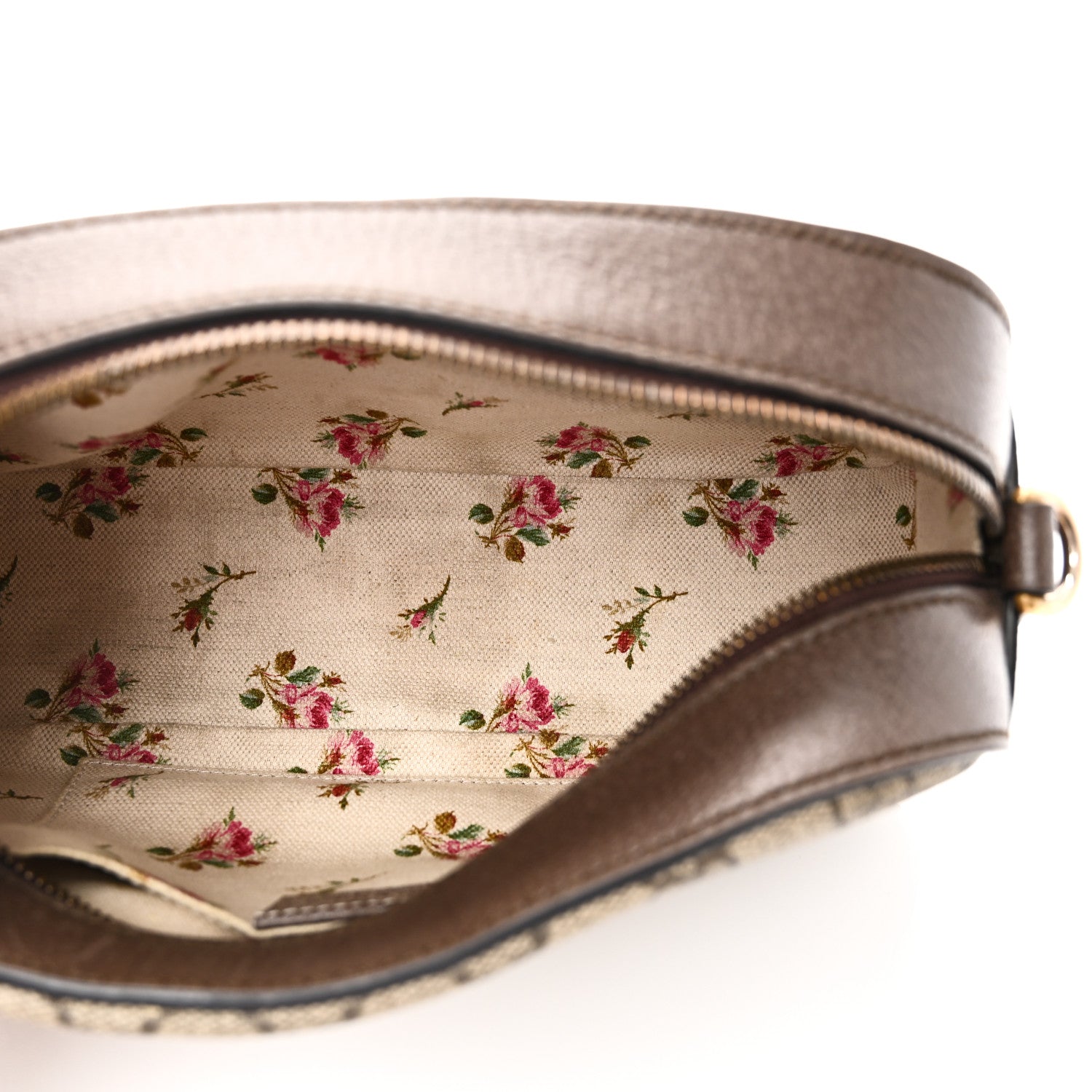 Gucci GG Supreme Monogram Web Neo Vintage Shoulder Bag Beige New Acero Crop