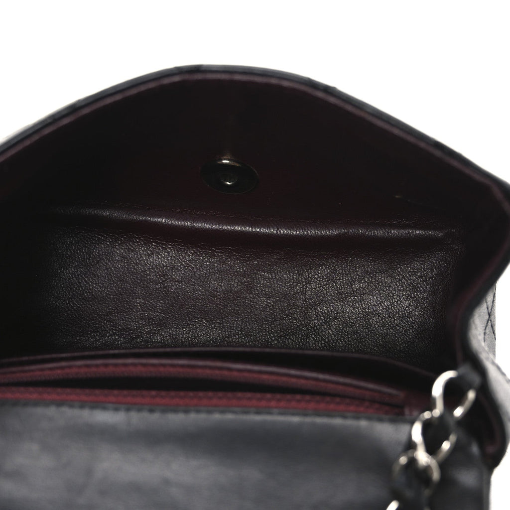 Chanel Lambskin Quilted Mini Square Flap Black
