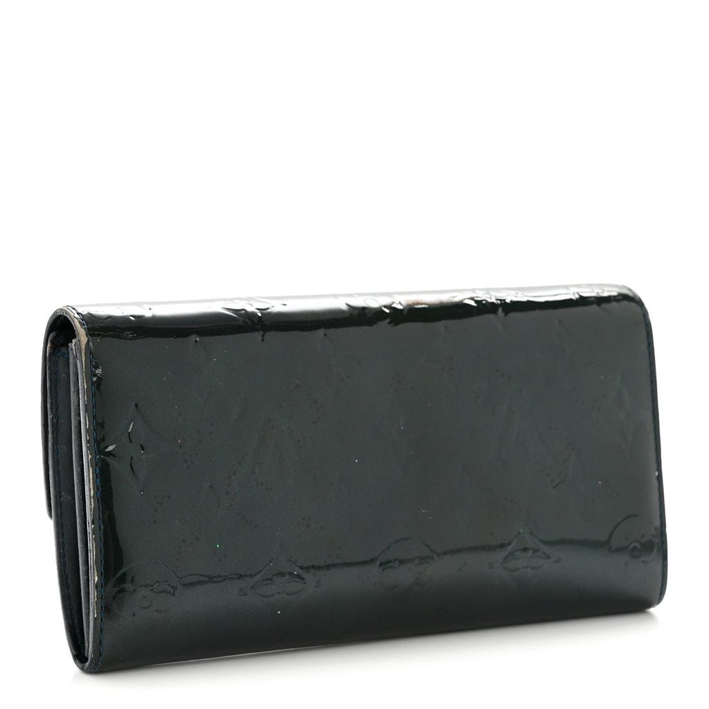 Louis Vuitton Vernis Sarah Wallet Blue Nuit