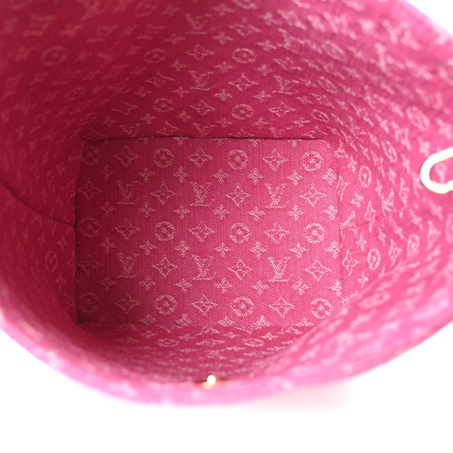 Louis Vuitton Monogram Denim All In BB Fuchsia