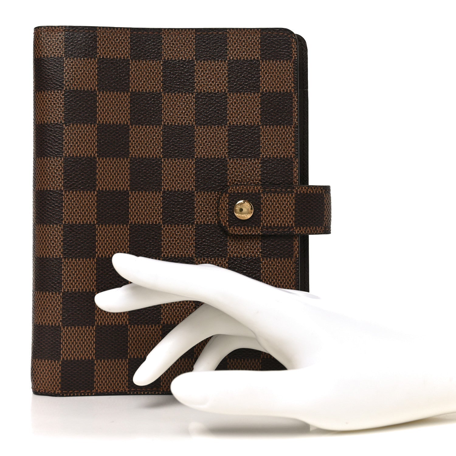 Louis Vuitton Damier Ebene Medium Ring Agenda Cover