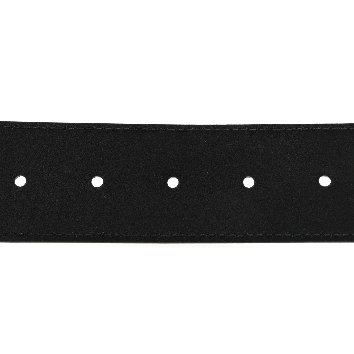 Gucci Moon Calfskin Pearl Double G Belt 70 28 Black Cream