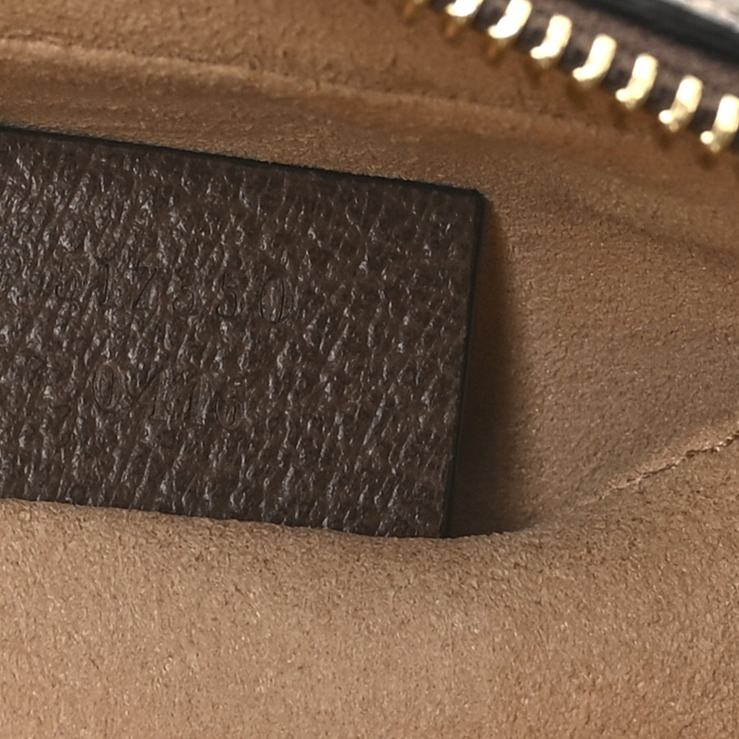 Gucci GG Supreme Monogram Web Mini Ophidia Shoulder Bag Brown