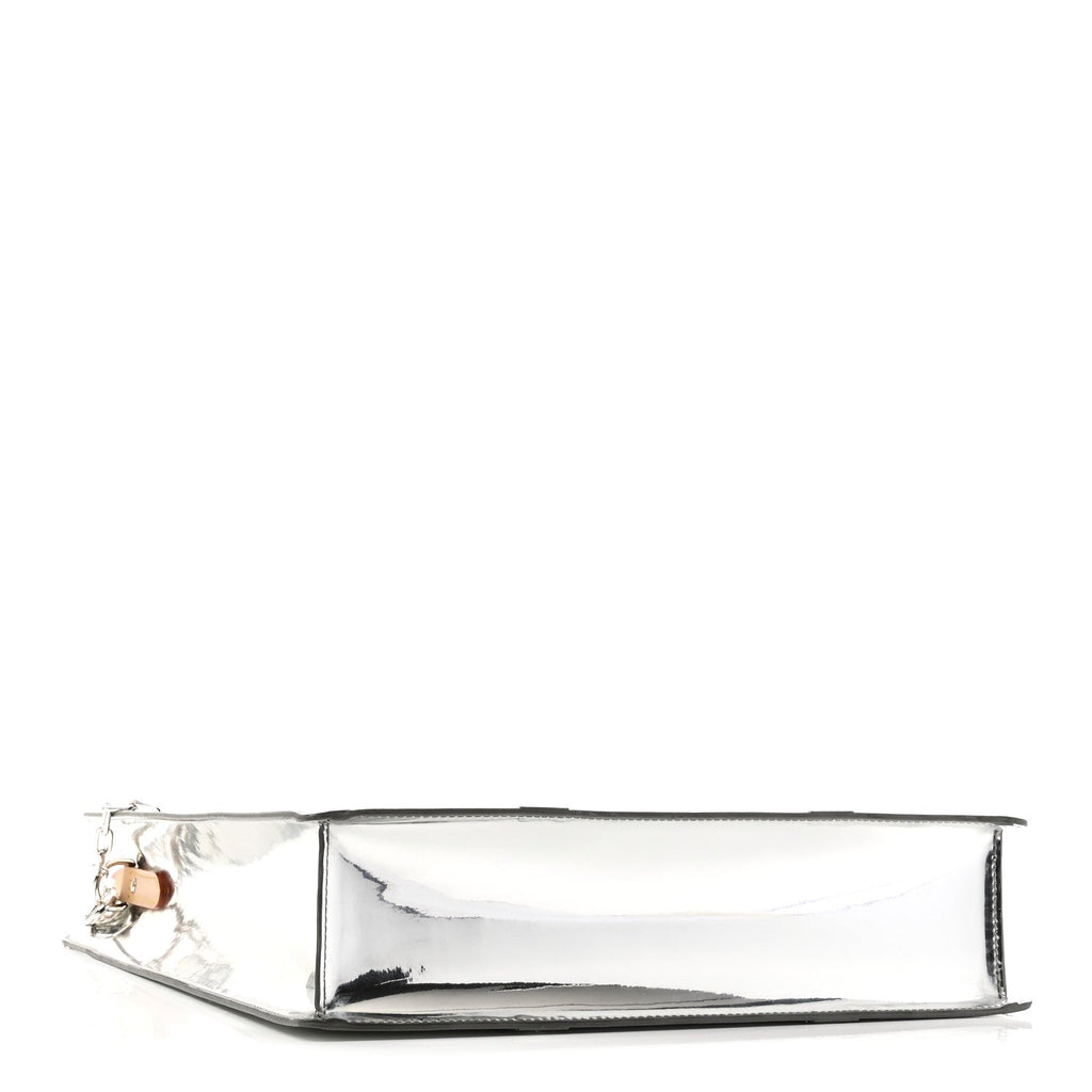 Louis Vuitton Monogram Mirror Sac Plat NM Silver