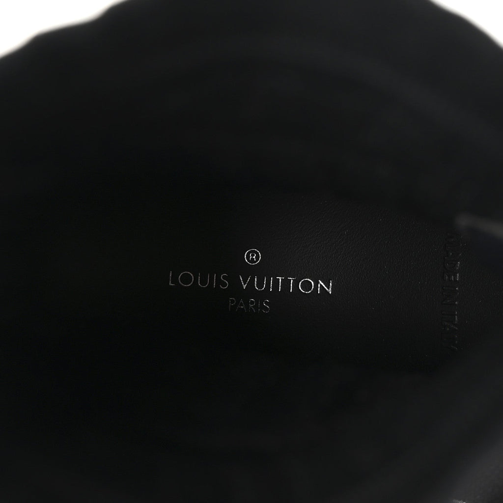 Louis Vuitton Stretch Textile Patent LV Archlight Sneaker Boots 35 Black
