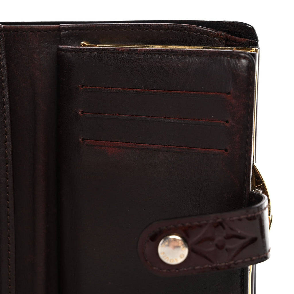 Louis Vuitton Vernis French Purse Wallet Amarante