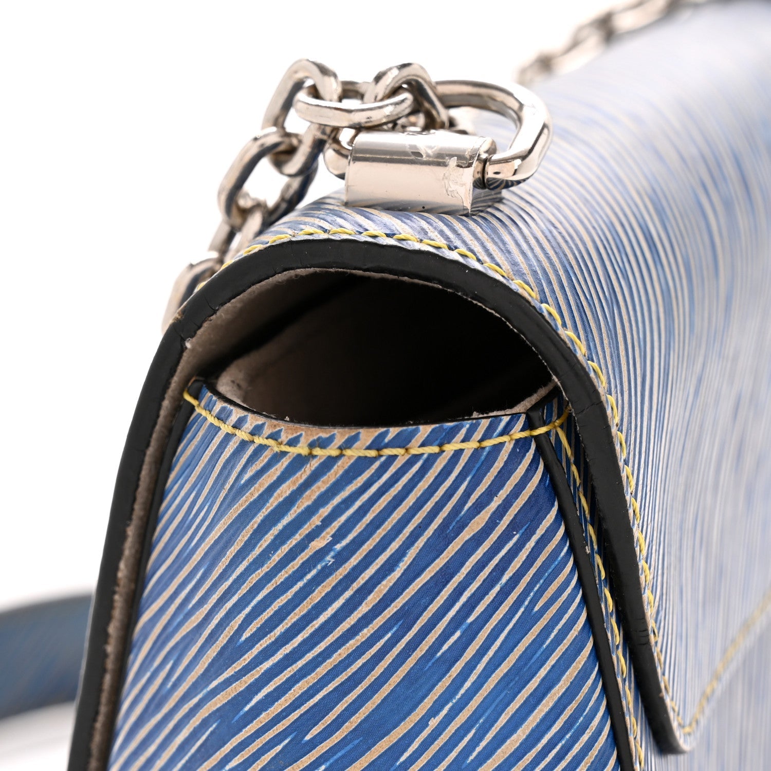 Louis Vuitton Epi Twist Shoulder Bag MM Denim Light