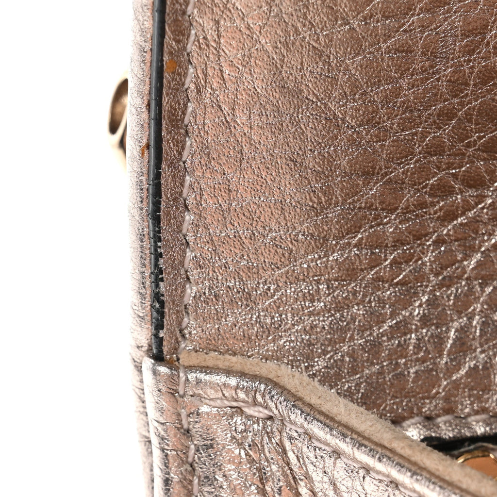 Christian Dior Metallic Grained Calfskin Small Diorama Flap Bag Copper