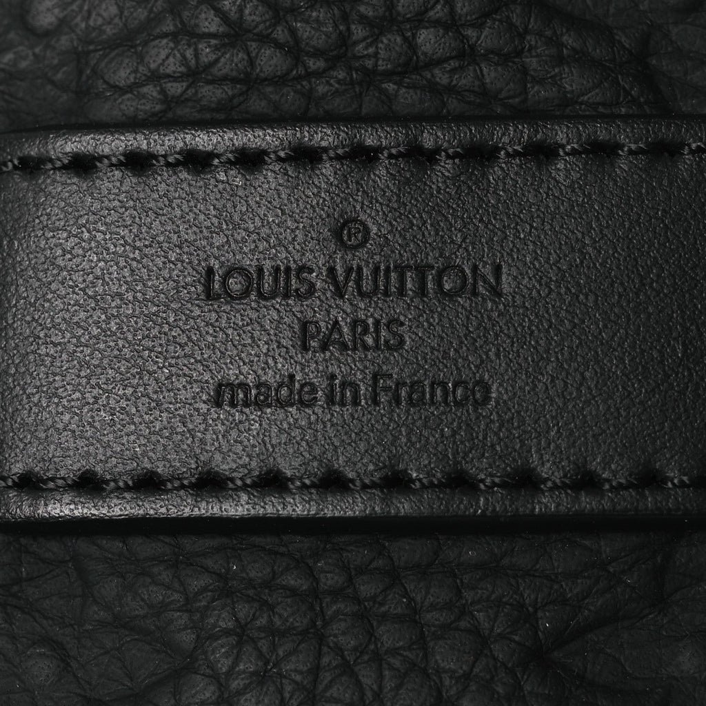 Louis Vuitton Monogram Taurillon Keepall Bandouliere 25 Black