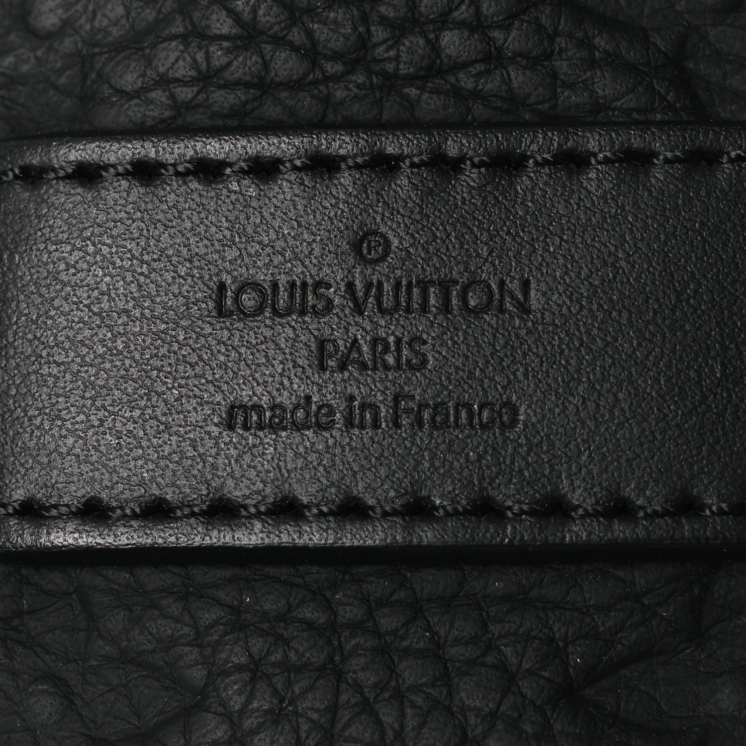 Louis Vuitton Monogram Taurillon Keepall Bandouliere 25 Black
