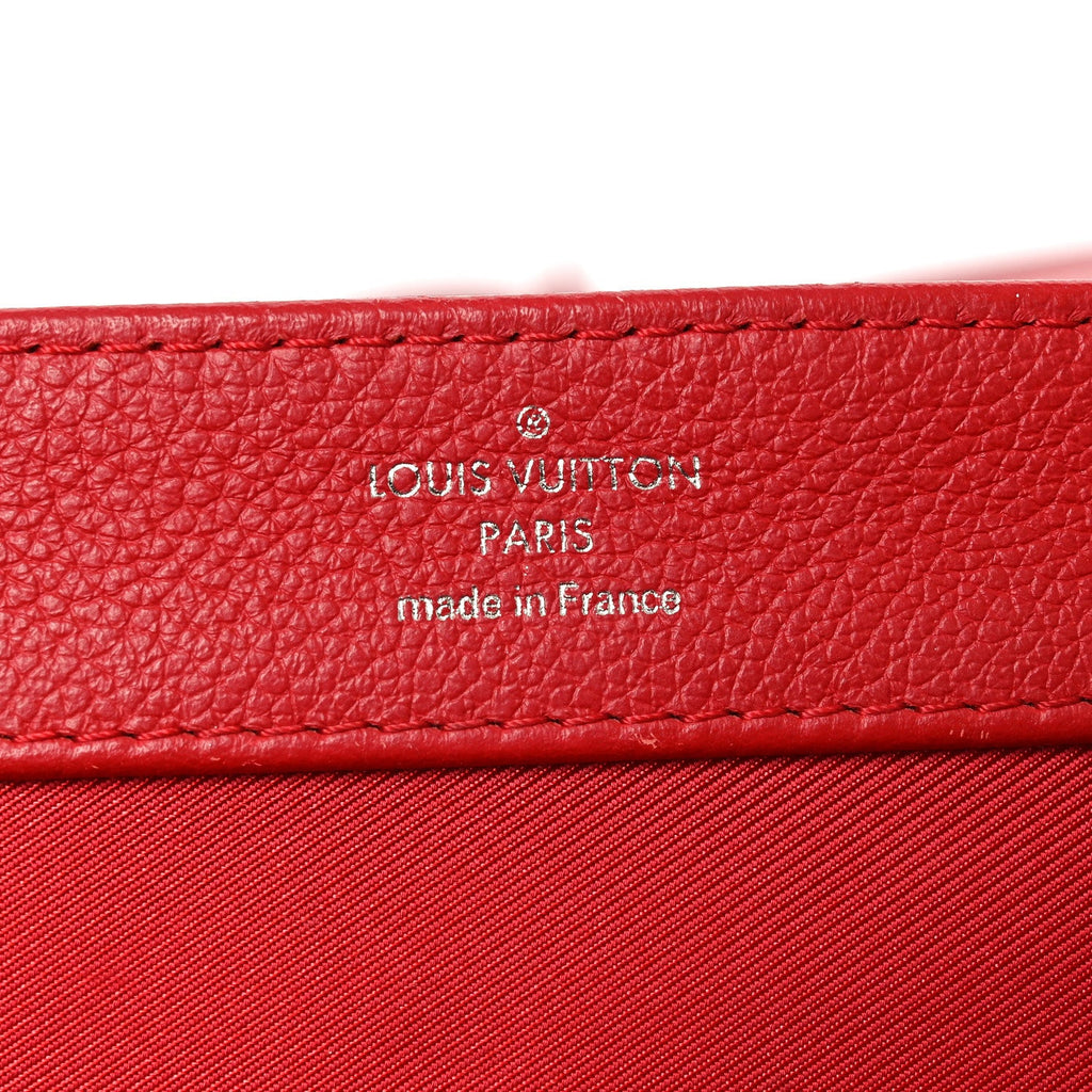 Louis Vuitton Calfskin Lockme II Chain Bag BB Rubis