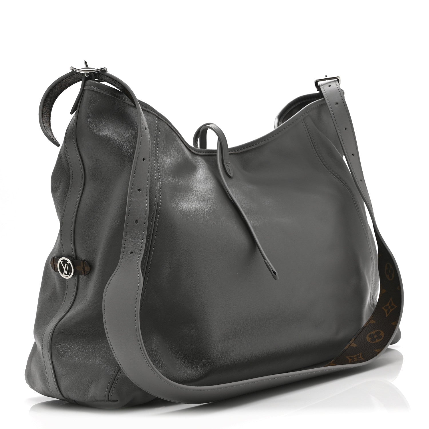 Louis Vuitton Lambskin Carryall MM Trianon Gray