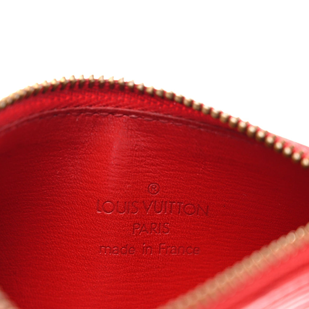 Louis Vuitton Epi Key Pouch Castillan Red
