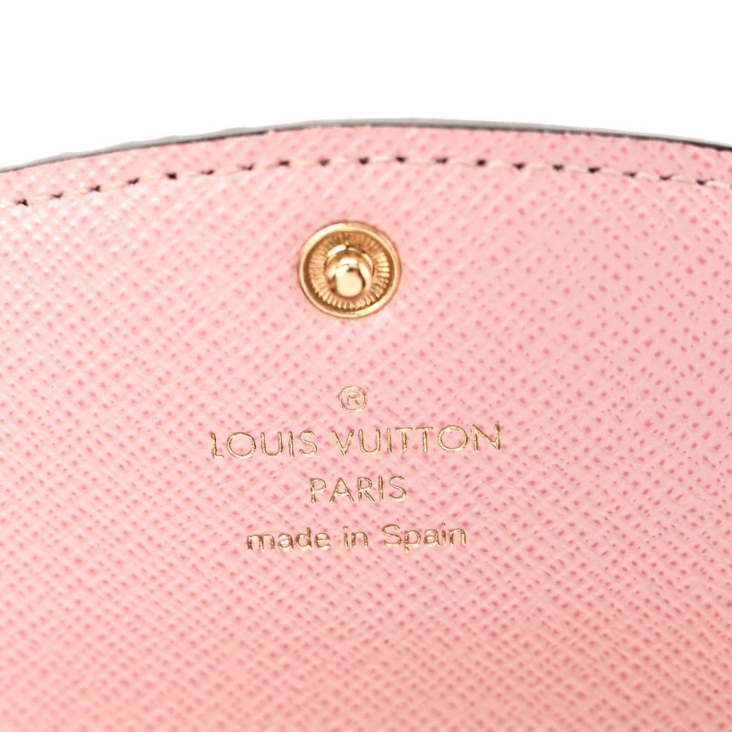 Louis Vuitton Damier Ebene Rosalie Coin Purse Rose Ballerine