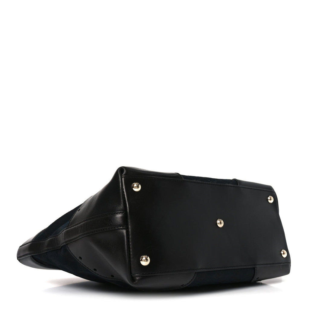 Gucci Monogram Large Punch Tote Black