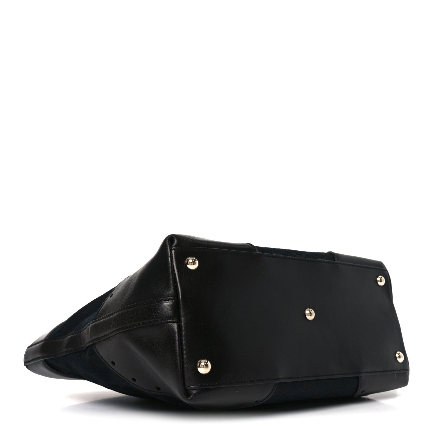 Gucci Monogram Large Punch Tote Black