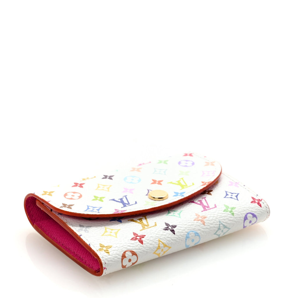 Louis Vuitton LV X TM Monogram Multicolor Rosalie Coin Purse White Kawaii Pink
