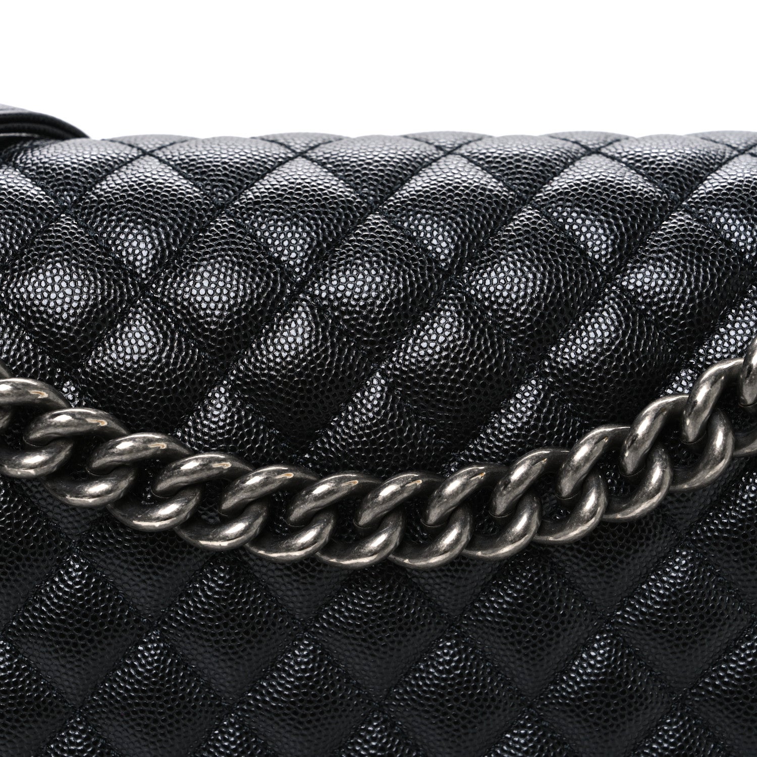 Chanel Caviar Quilted Large Boy Flap Black