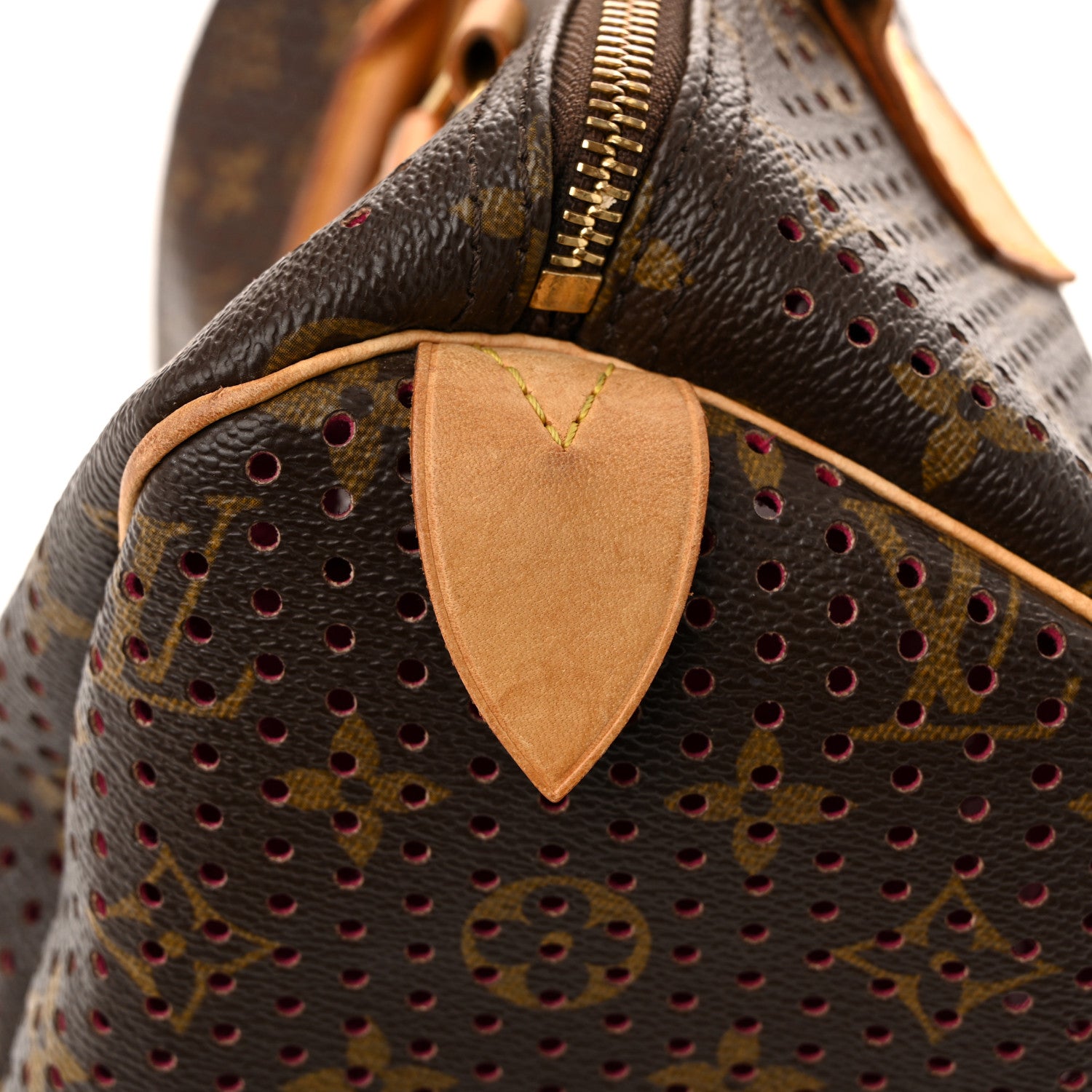 Louis Vuitton Monogram Perforated Speedy 30 Fuchsia
