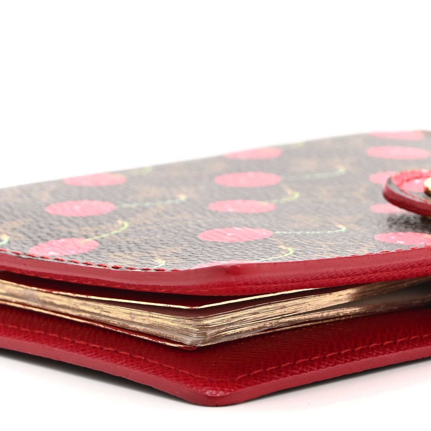 Louis Vuitton Monogram Cerises Small Ring Agenda Cover