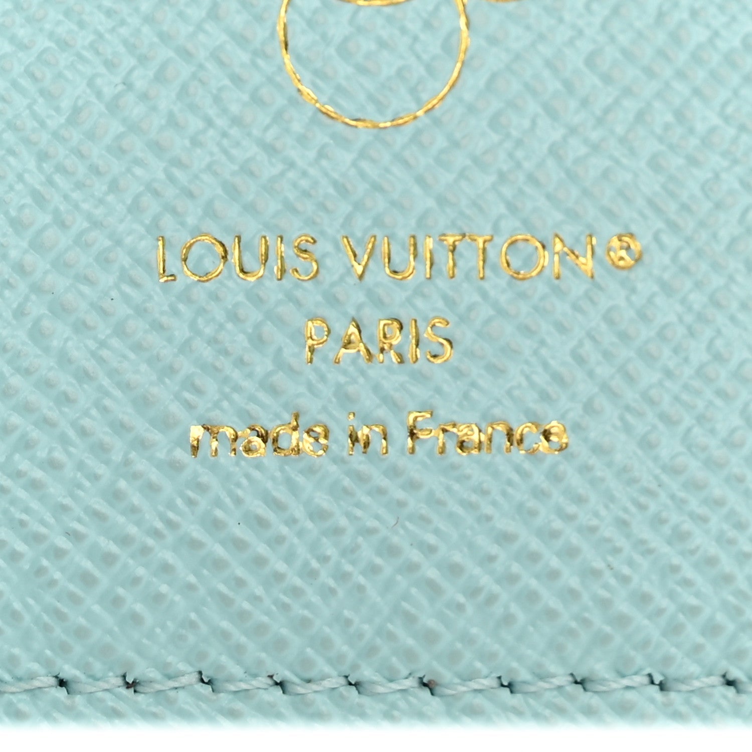 Louis Vuitton Monogram Snow Show Lisa Wallet Azur Frost