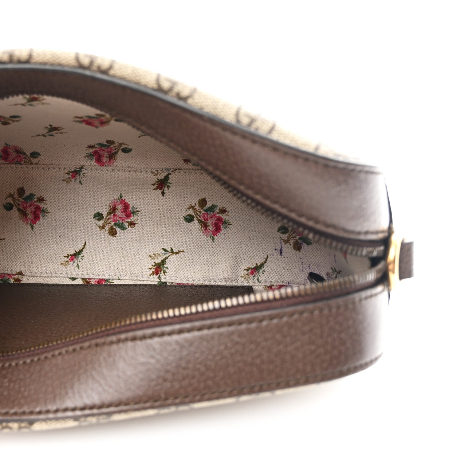 Gucci GG Supreme Monogram Web Neo Vintage Shoulder Bag Beige New Acero Crop